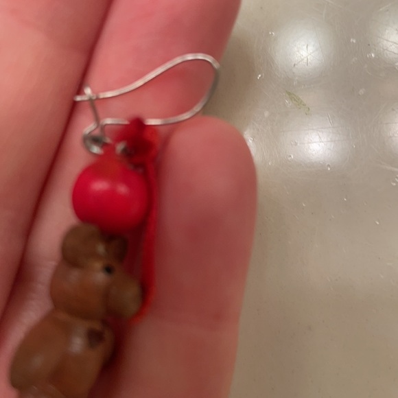 Set of two Xmas holiday earrings - Picture 3 of 6